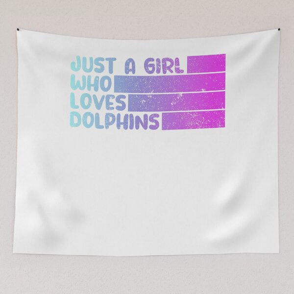Item preview, Dolphin Funny Just a Girl Who Loves Dolphins designed and sold by REDDLINE.