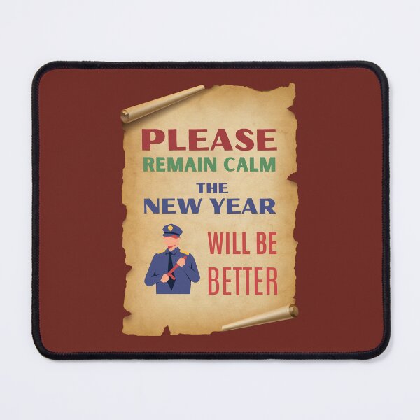 Item preview, Please Remain Calm Funny Retro Poster designed and sold by Rybczynskiworks.