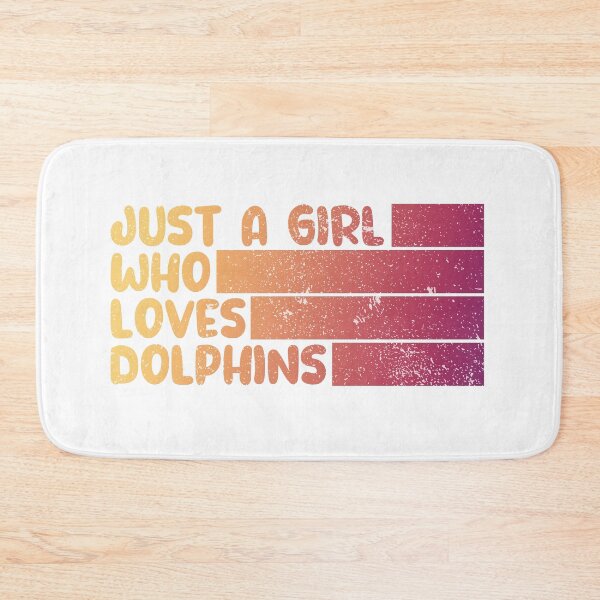 Item preview, Dolphin Funny Just a Girl Who Loves Dolphins designed and sold by REDDLINE.
