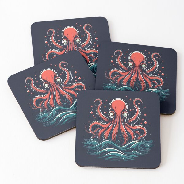 Item preview, Monstrous Octopus designed and sold by DesignByPotatos.