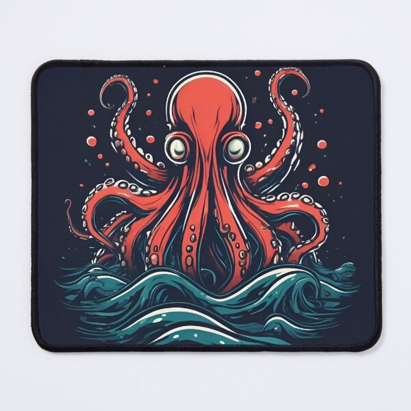 Item preview, Monstrous Octopus designed and sold by DesignByPotatos.