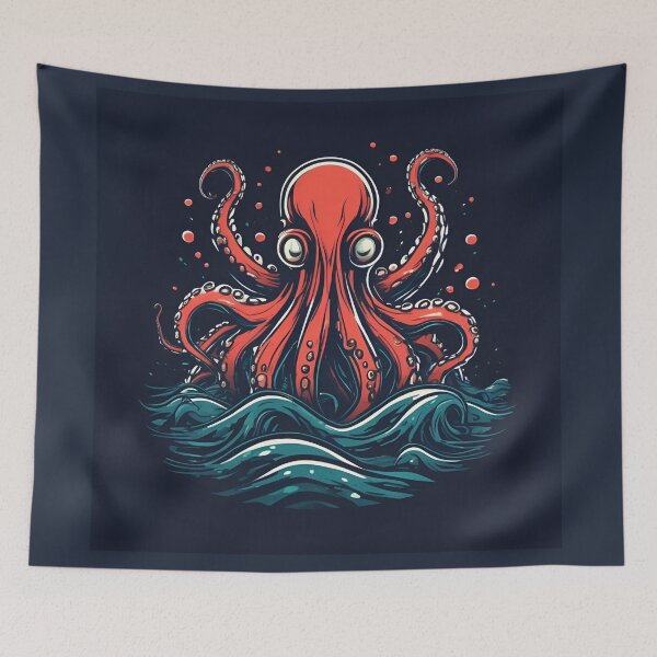 Item preview, Monstrous Octopus designed and sold by DesignByPotatos.