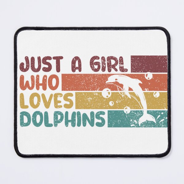 Item preview, Funny Just a Girl Who Loves Dolphins designed and sold by REDDLINE.