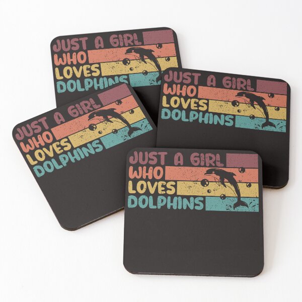 Item preview, Funny Just a Girl Who Loves Dolphins designed and sold by REDDLINE.