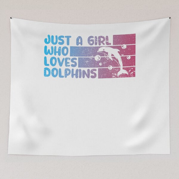 Item preview, Funny Just a Girl Who Loves Dolphins designed and sold by REDDLINE.