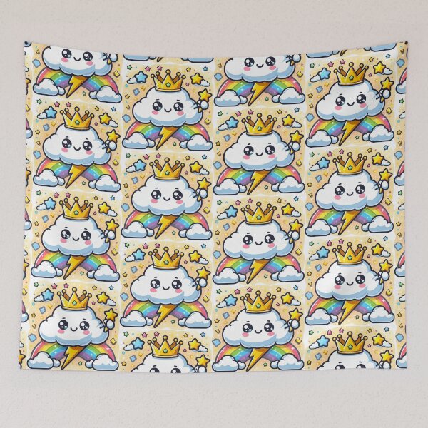 Item preview, Princess Zappy Happy Rainbow Cloud designed and sold by WyckedLynn.