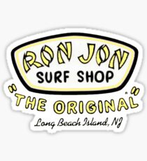 ron jon the original yellow Sticker