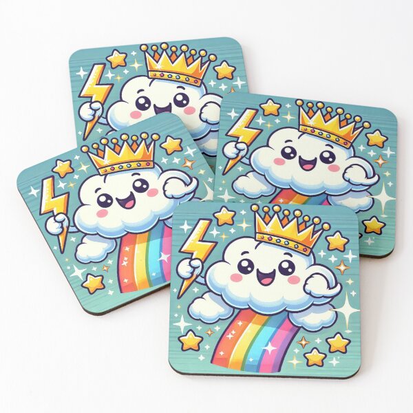 Item preview, Queen Zappy Happy Rainbow Cloud designed and sold by WyckedLynn.