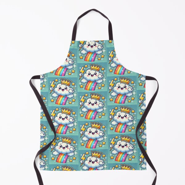 Item preview, Queen Zappy Happy Rainbow Cloud designed and sold by WyckedLynn.