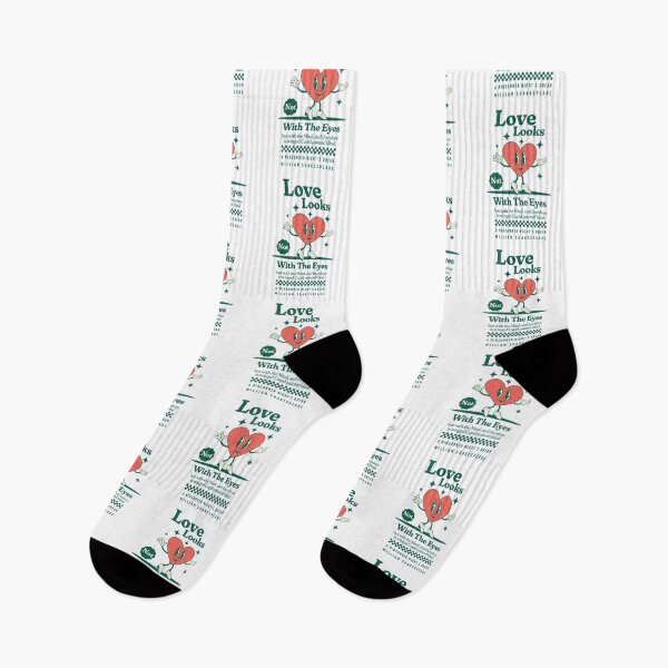 Item preview, Retro design - Love looks not with the eyes but with the mind - William Shakespeare designed and sold by Rhu Creations.