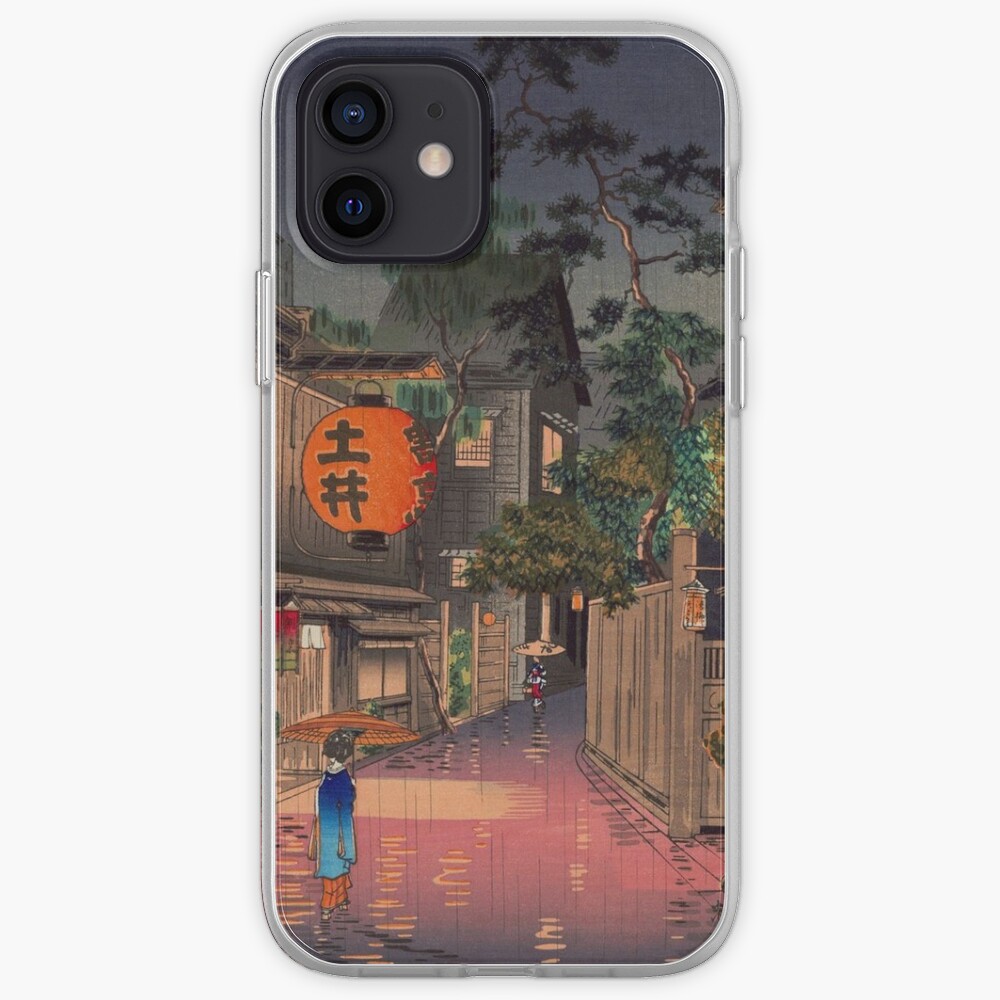 Night Street Rain iPhone Case & Cover