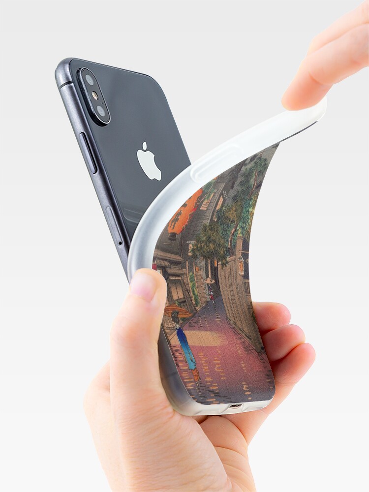 Alternate view of Night Street Rain iPhone Case & Cover