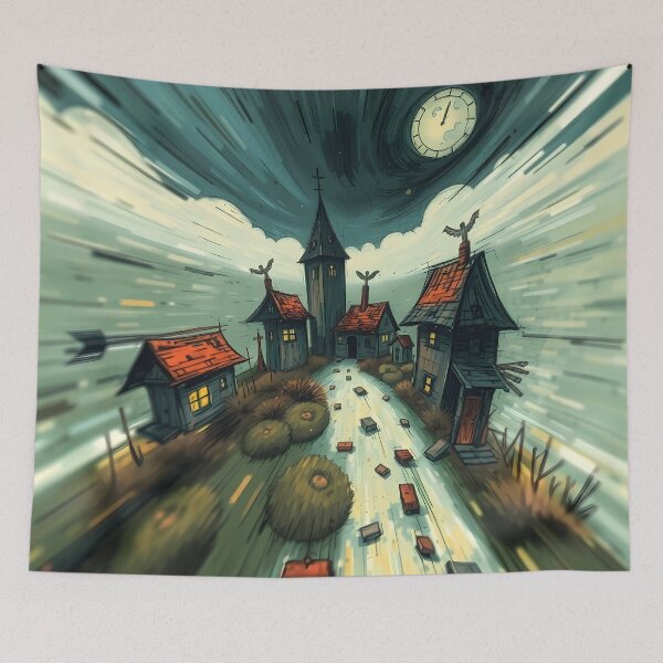 Item preview, Whimsical Timeless Village designed and sold by Vitalka-uk.