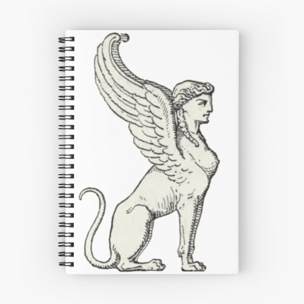 Artikelvorschau, Sphinx-Illustration, griechische Mythologie entworfen und verkauft von HawthorneFlame.