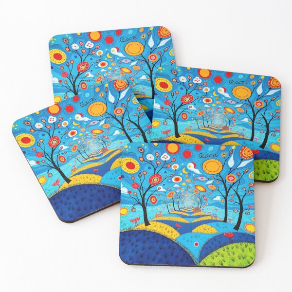 Item preview, Whimsical Journey Through Colorful Fields designed and sold by Vitalka-uk.