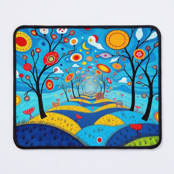 Item preview, Whimsical Journey Through Colorful Fields designed and sold by Vitalka-uk.