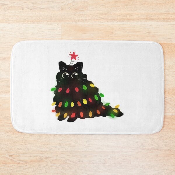 Item preview, Black Cat Christmas Tree designed and sold by Asutip.