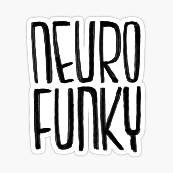 Vista previa del artículo con la obra « Neuro Funky», diseñado y vendido por badlydrawnbabe.