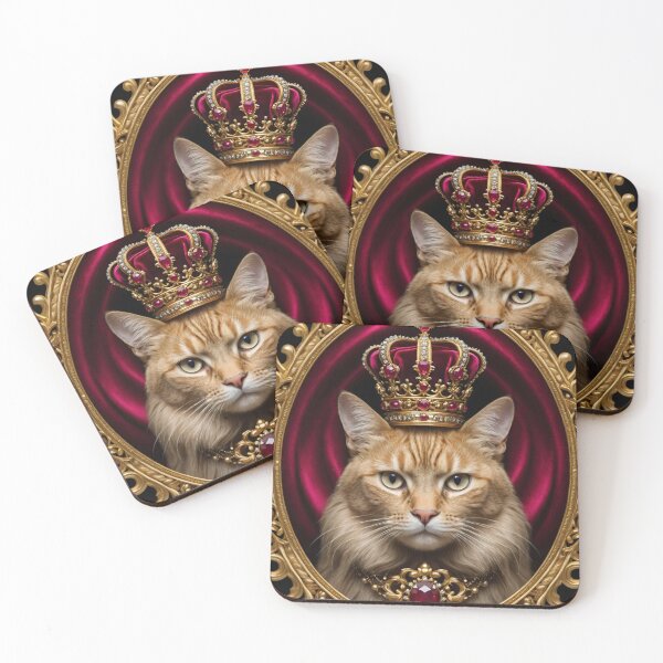Item preview, Velvet Purr: Feline Royalty designed and sold by RebelPaintBrush.