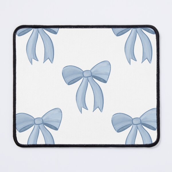 Item preview, Blue coquette bows pattern designed and sold by Etkennedy.