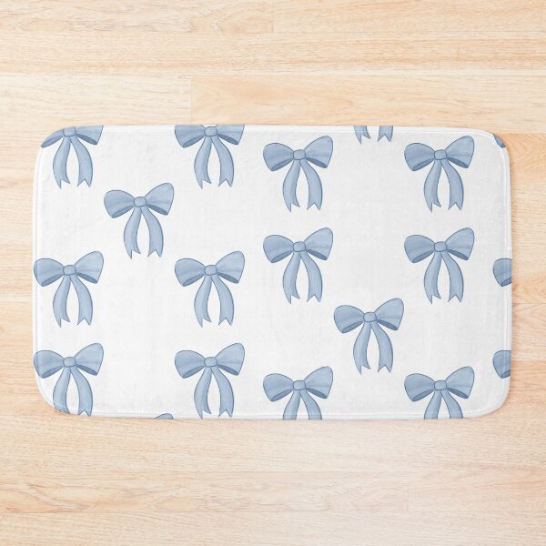 Item preview, Blue coquette bows pattern designed and sold by Etkennedy.