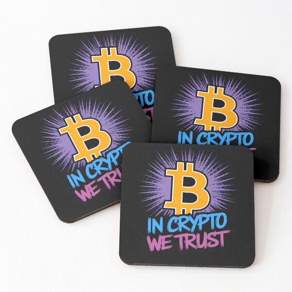 Item preview, In Crypto We Trust Funny Quote designed and sold by TheArtOfPat.