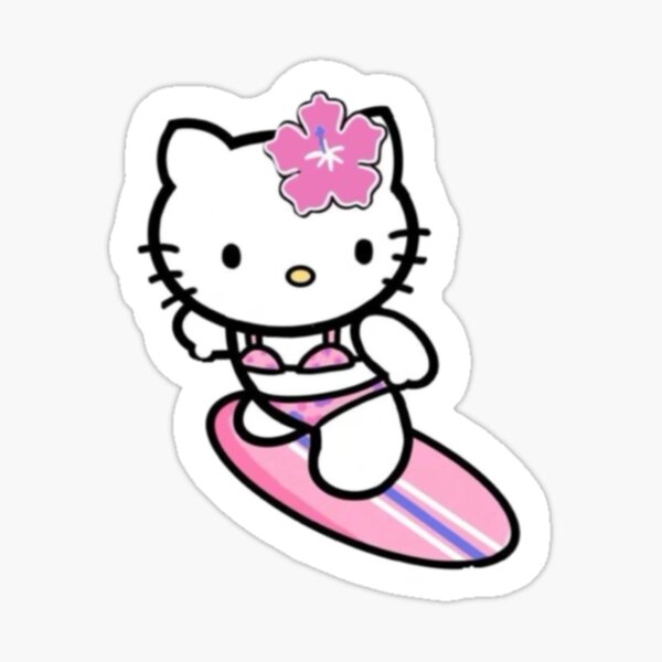 Item preview, Surfer kitty designed and sold by annabaoo.