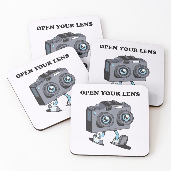Item preview, Open Your Lens - Cute Photography Cartoon Art designed and sold by -DEEWOLF-.