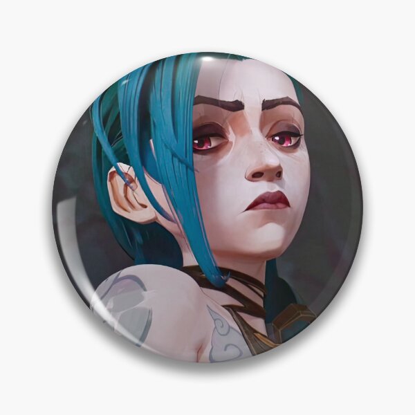 Vista previa del artículo con la obra «Jinx - Arcano», diseñado y vendido por GamerE-Shop.