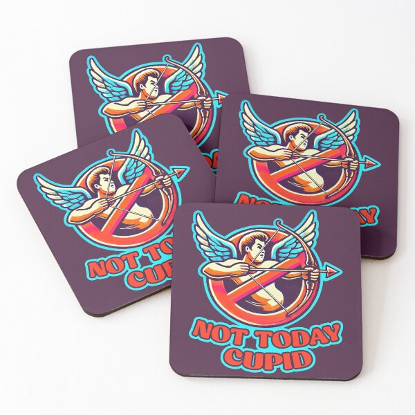 Item preview, Not Today Cupid - Funny Anti-Valentine’s Day Design designed and sold by Victor Shadehorn.
