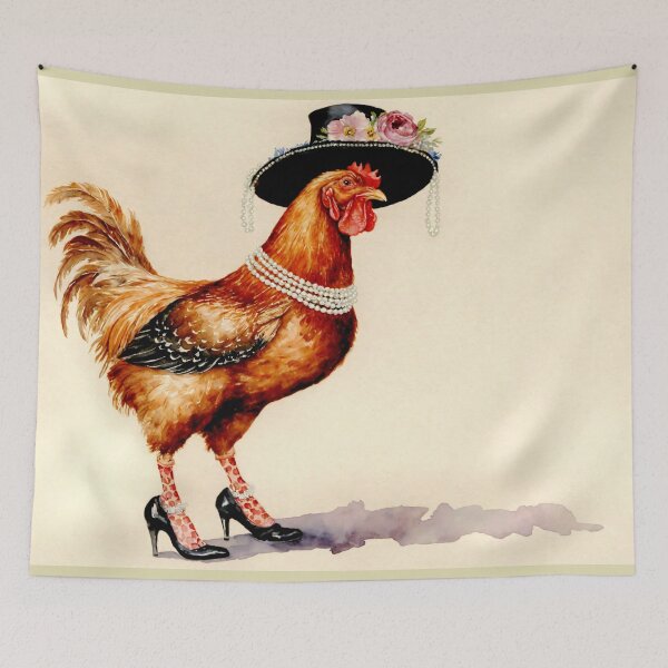 Item preview, Animal - Chicken - Prima Hen-erina designed and sold by Mike Savad Photography.