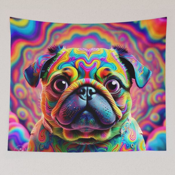Item preview, The Colorful Pug designed and sold by cfbennettmedia.