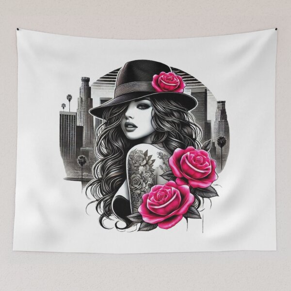 Item preview, "The Lady in the Black Hat" designed and sold by CHRIST5000.