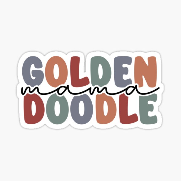 Goldendoodle Mama Sticker