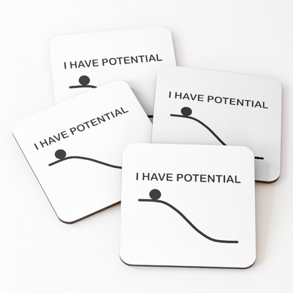 Item preview, Funny Physics Design: I Have Potential Energy designed and sold by Rami Khalifah.