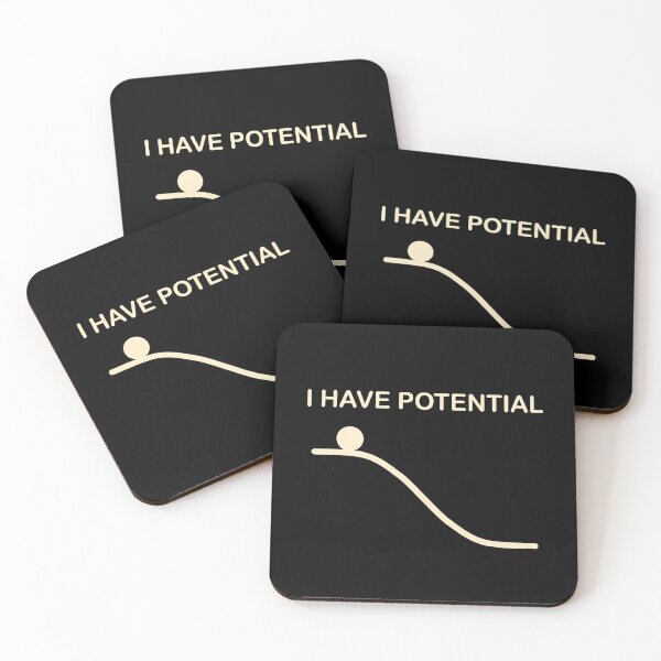 Item preview, Funny Physics Design: I Have Potential Energy designed and sold by Rami Khalifah.