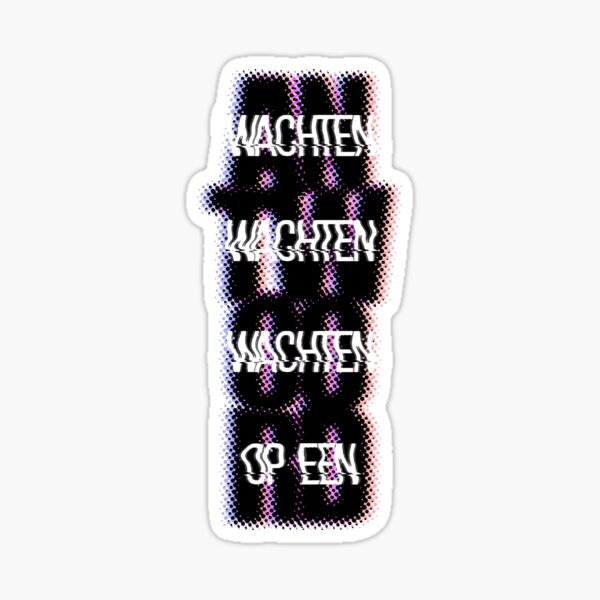 Antwoord Joost Klein Lyrics Design Sticker