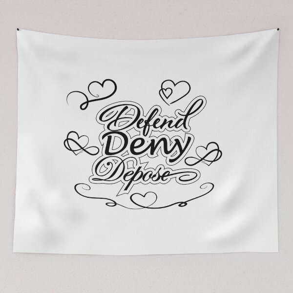 Item preview, Defend Deny Depose designed and sold by wisestwol.
