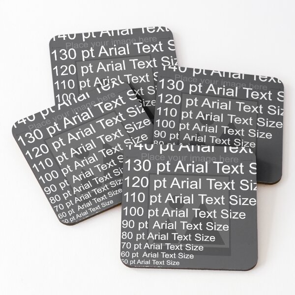 Item preview, Ideal Standard Print Layout Sample for Ariel Font Text Typography in Point Sizes designed and sold by GigiVisual.