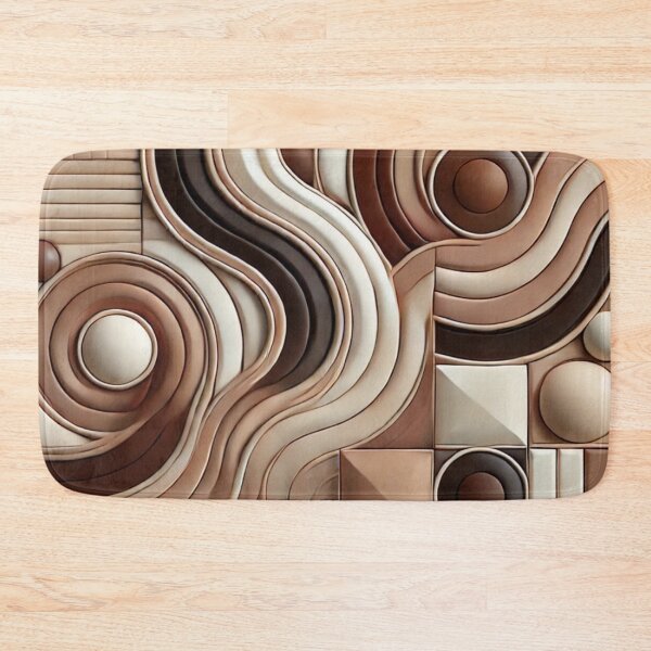 Item preview, Geometric Brown Based Design designed and sold by Dream Bloom Gallery.