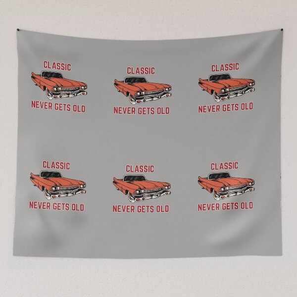 Item preview, Classic Never Gets Old - Retro Vintage Car Design designed and sold by alkareem-ca.