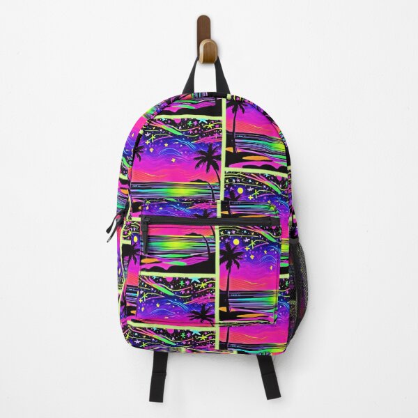 Item preview, Neon Night Beachscape designed and sold by Health And Fitness Posts e-Store.
