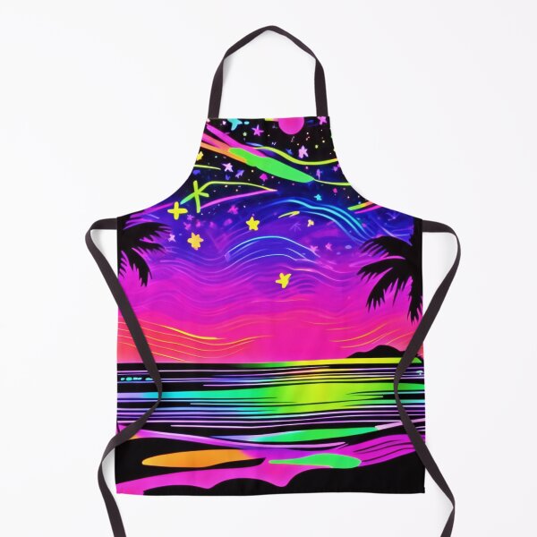 Item preview, Neon Night Beachscape designed and sold by Health And Fitness Posts e-Store.
