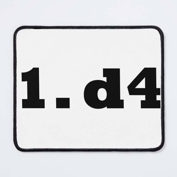 Item preview, 1. d4 Chess Move Opening chess player pro designed and sold by The2Art.