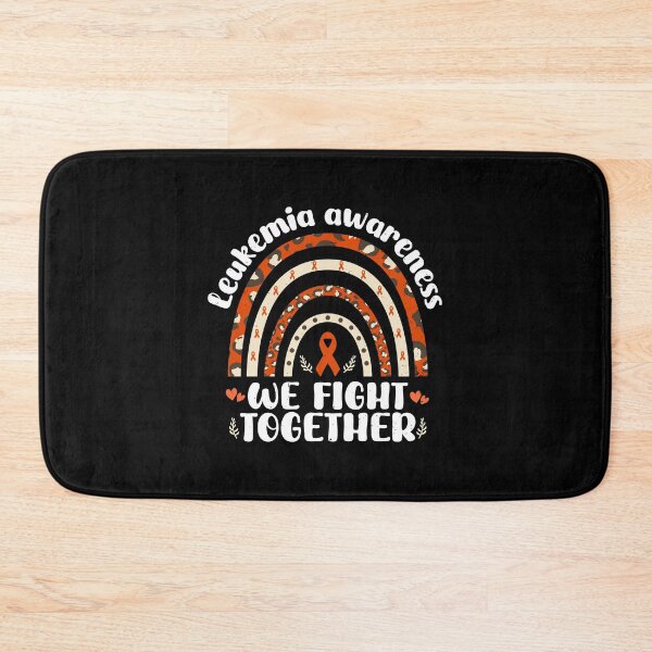 Item preview, Leukemia Awareness We Fight Together Leopard Rainbow Design designed and sold by TeeByDesignsCo®.