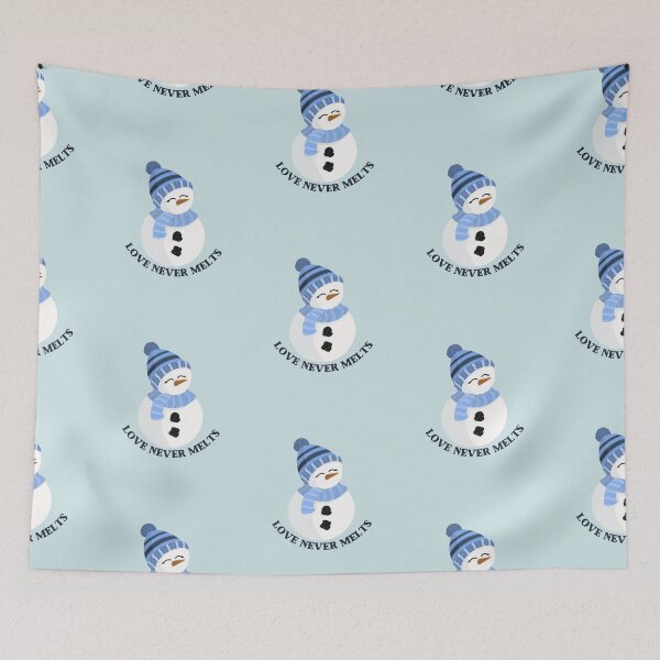 Item preview, Love Never Melts Snowman designed and sold by kylie-kd.