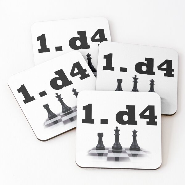 Item preview,  1. d4 Chess Move Opening, Chess table chess pro player designed and sold by The2Art.
