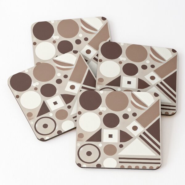 Item preview, Geometric Brown Based Artwork designed and sold by Dream Bloom Gallery.