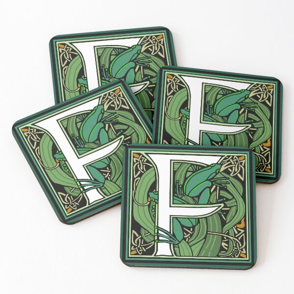 Item preview, Nouveau Frog Letter F designed and sold by Donnahuntriss.
