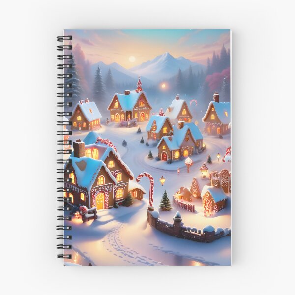 Item preview, Santa's Gingerbread Village, North Pole designed and sold by ACuriousshoppe.